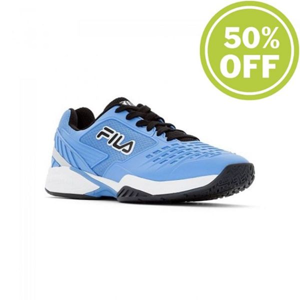 Zapatillas Running Fila Hombre Azules / Blancas / Negras - Axilus 2 Energized Tennis - España 416395